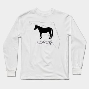 Florida Horse Lover Gift Long Sleeve T-Shirt